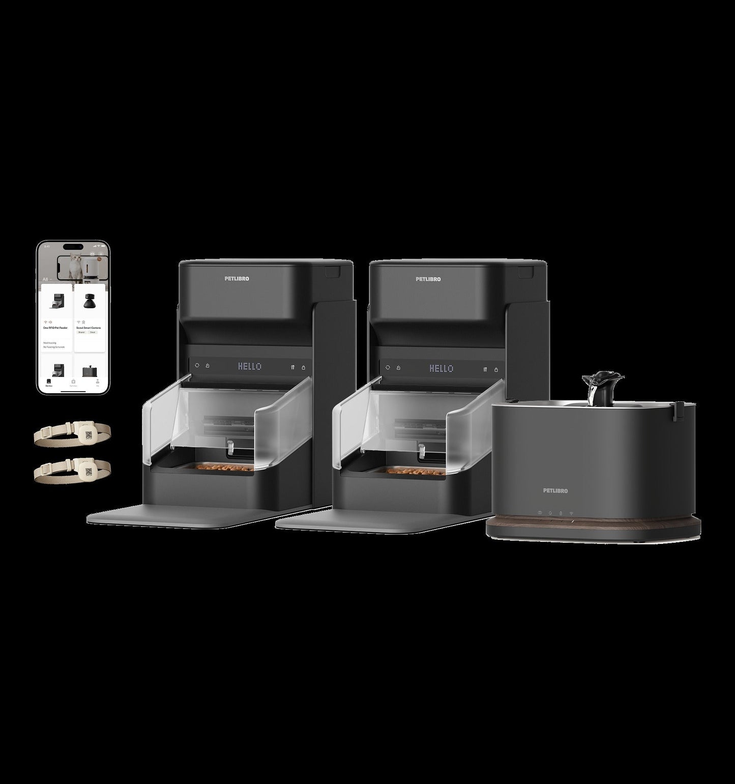 RFID Smart Feeder & Dockstream 2 Smart Cordless Fountain Bundle
