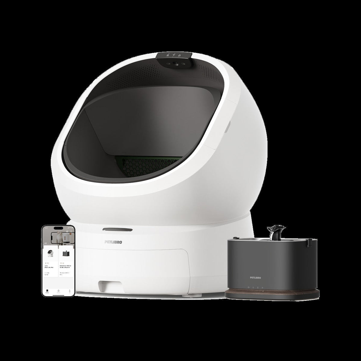 Luma Smart Litter Box & Dockstream 2 Smart Fountain