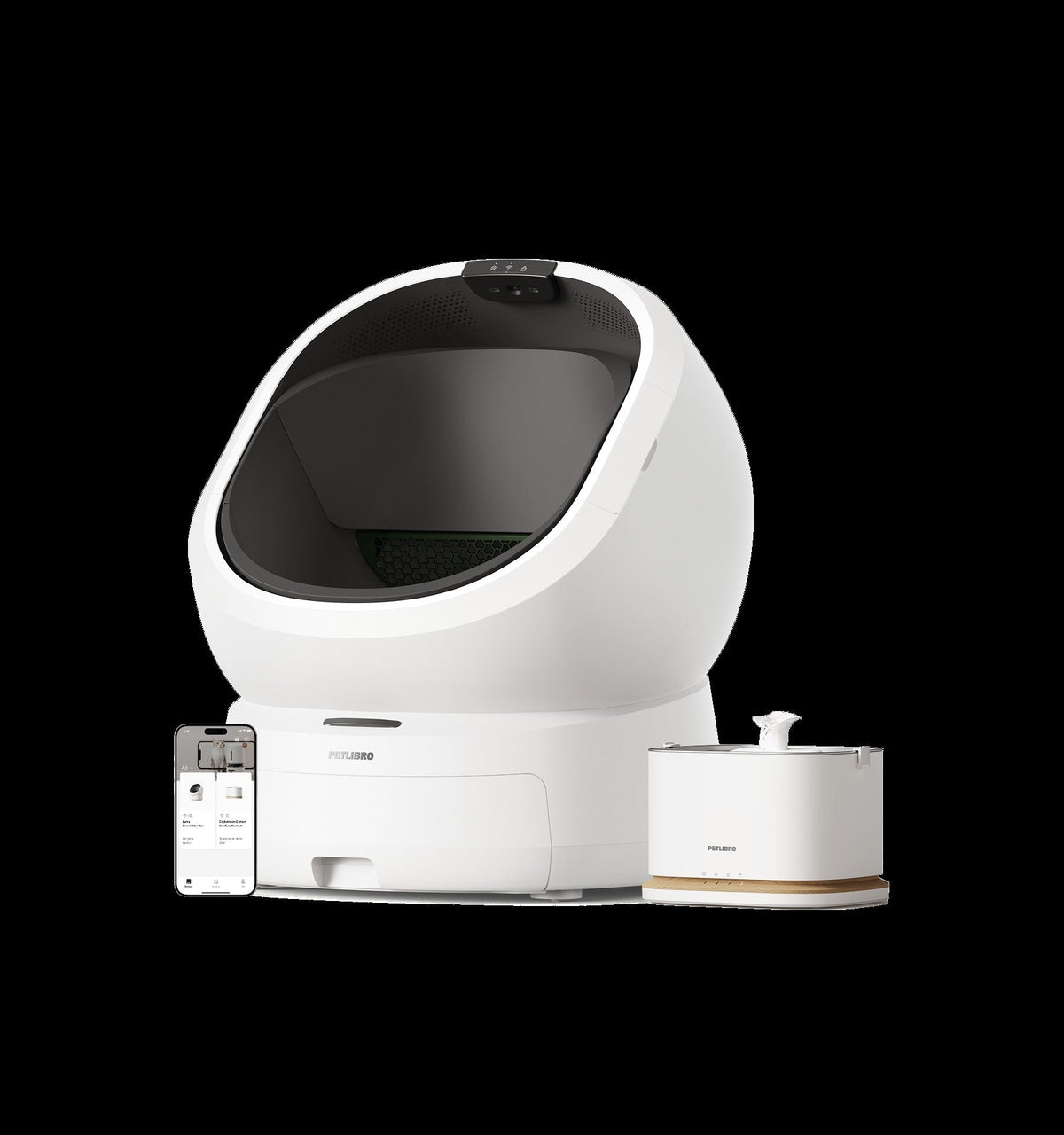 Luma Smart Litter Box & Dockstream 2 Smart Fountain