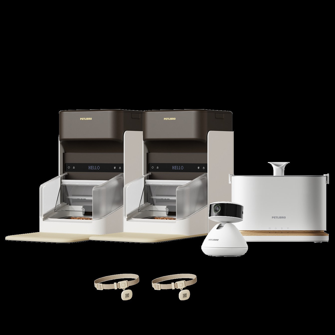 One RFID Smart Feeder & Dockstream 2 Smart Cordless Fountain & Scout Smart Camera