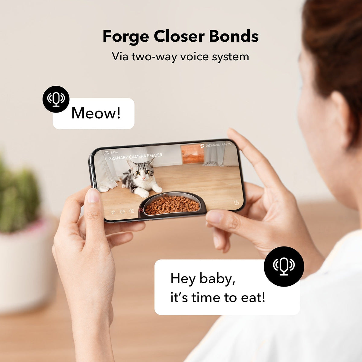 Granary Smart Camera Feeder for pet
