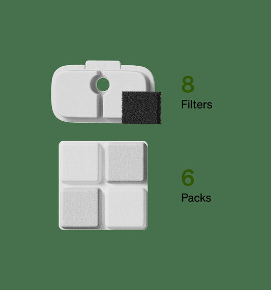 Food Desiccant Bag & Dockstream Smart Cordless Fountain Replacement Filter
