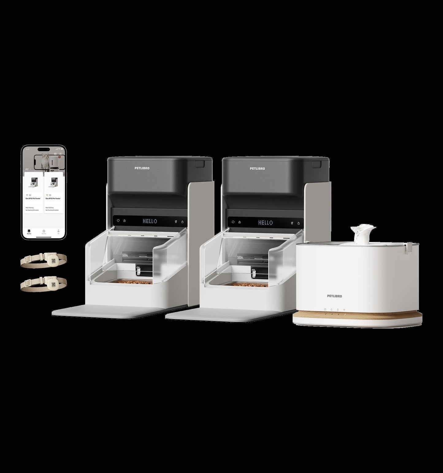 RFID Smart Feeder & Dockstream 2 Smart Cordless Fountain Bundle
