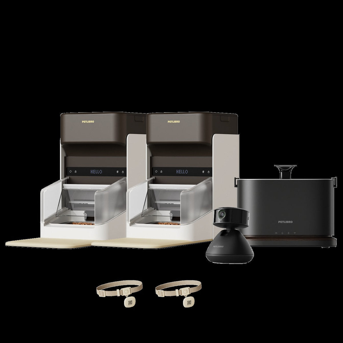 One RFID Smart Feeder & Dockstream 2 Smart Cordless Fountain & Scout Smart Camera