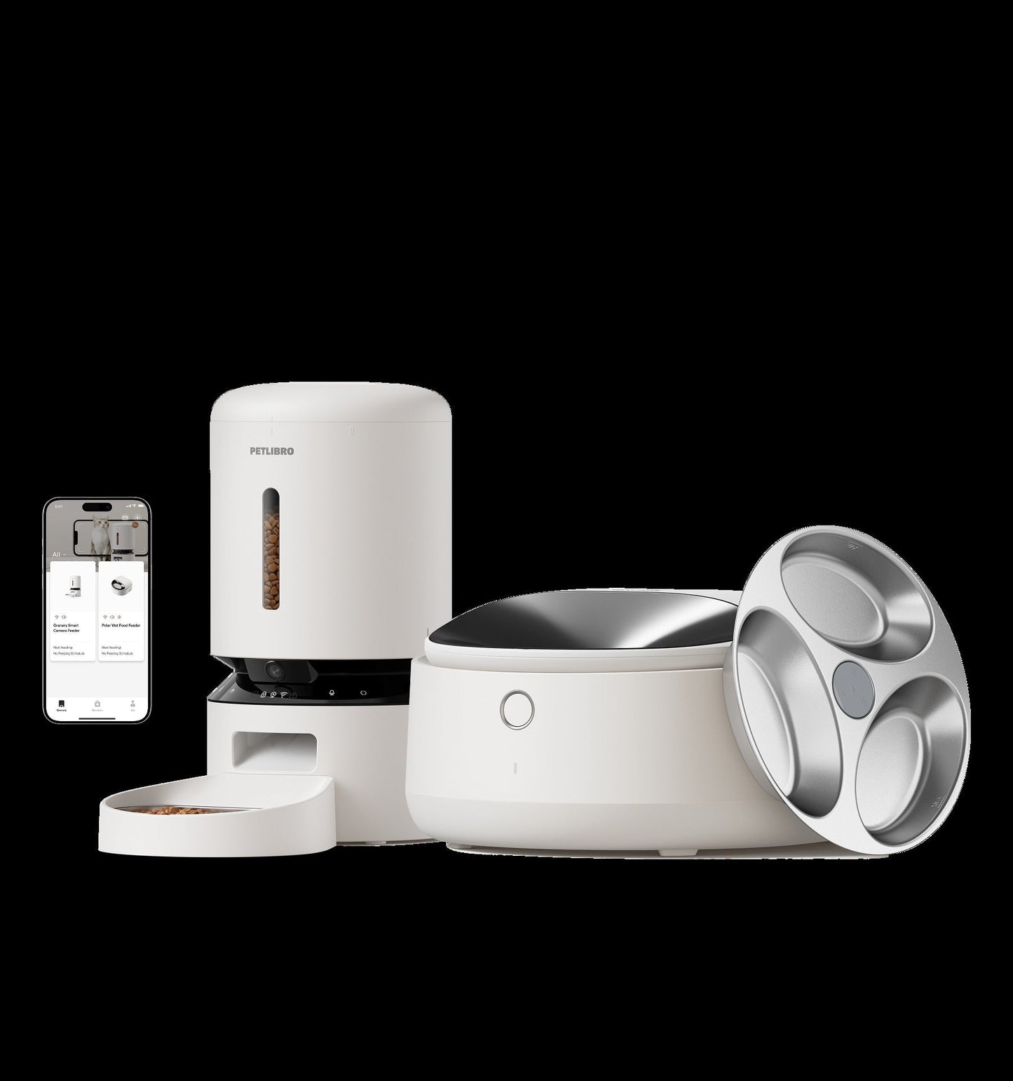 Polar Wet Food Feeder & Granary Camera Feeder Bundle
