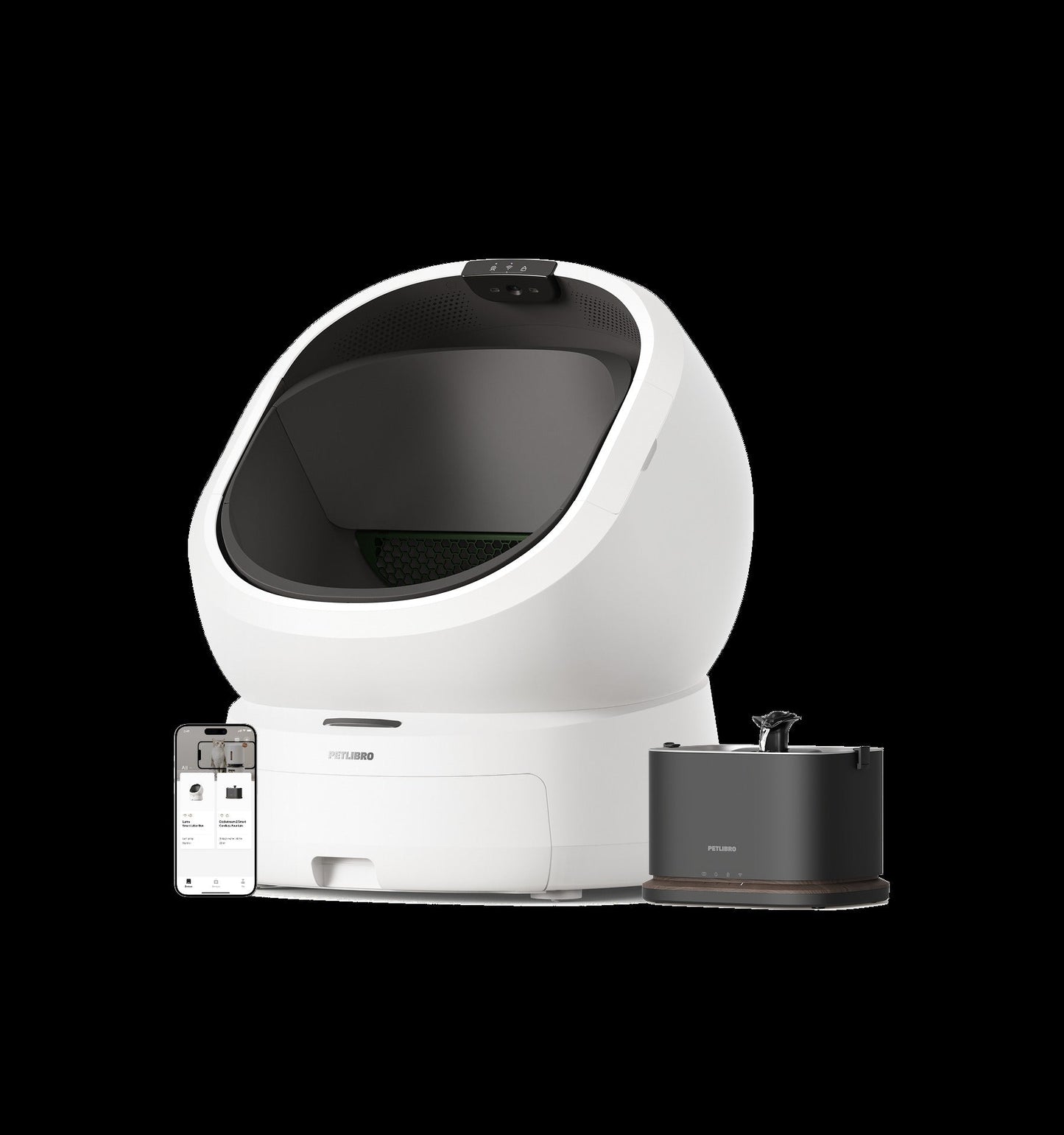 Luma Smart Litter Box & Dockstream 2 Smart Fountain