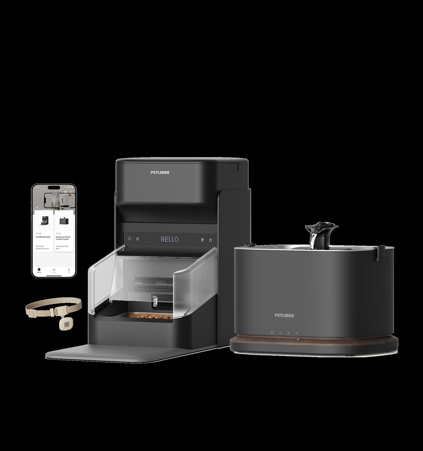 RFID Smart Feeder & Dockstream 2 Smart Cordless Fountain Bundle