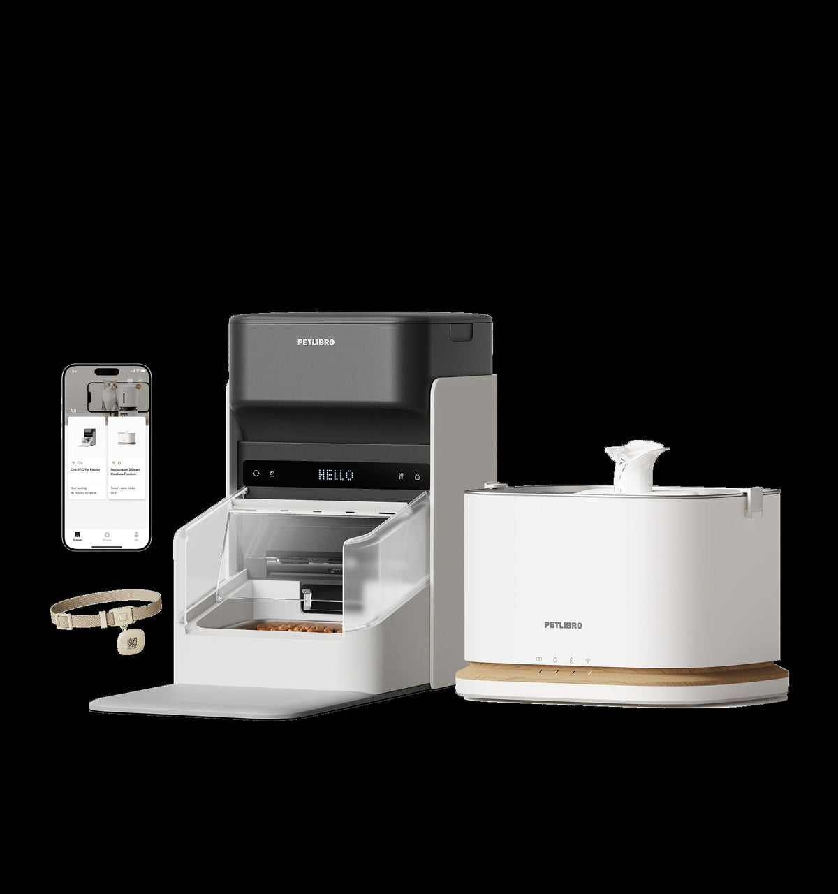 RFID Smart Feeder & Dockstream 2 Smart Cordless Fountain Bundle